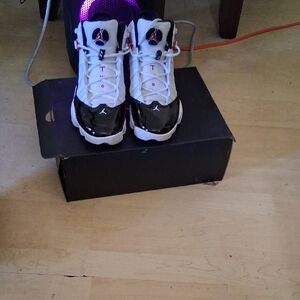 Jordan Athletic Shoes - Black, White, Red